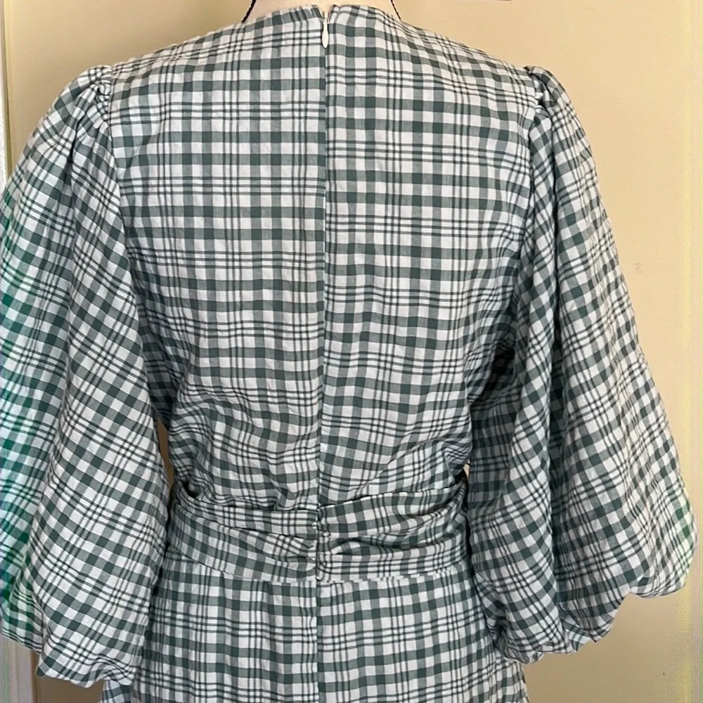 MinkPink Plaid Wrap Dress